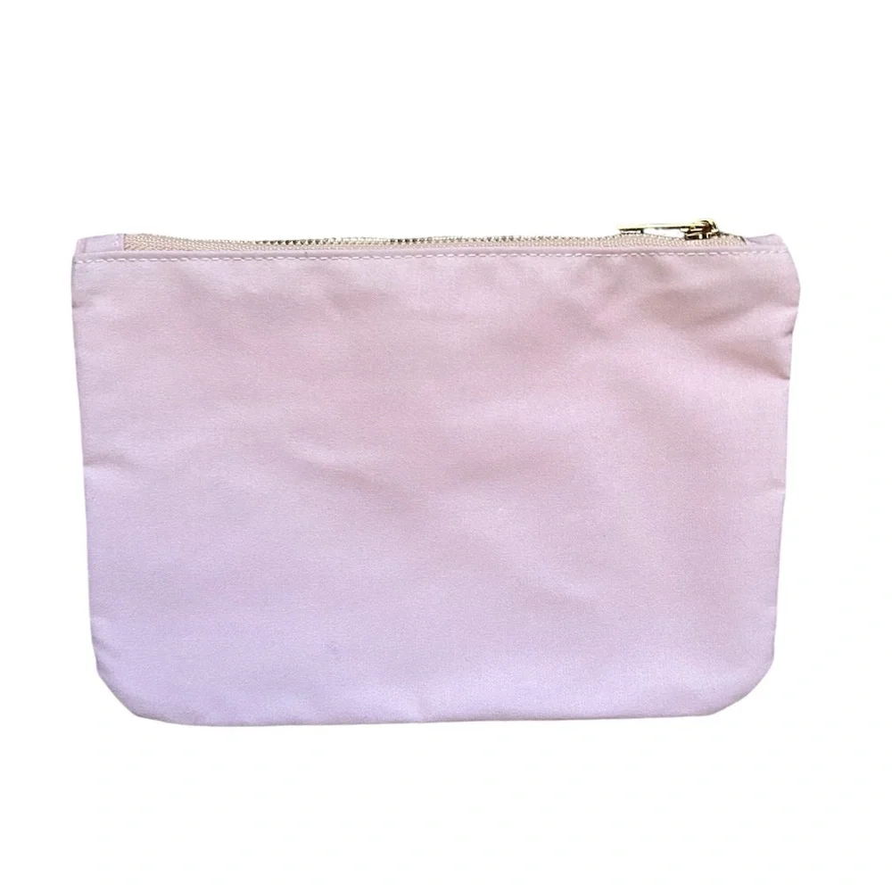 Dr. Roebucks Pink Palm Tree Print Travel Makeup Pouch Cosmetic Bag Vacation